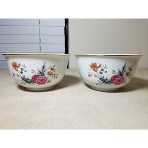 Avon Bowls American Heirloom Independence Day 1981 Porcelain 6" Japan x2 Vtg